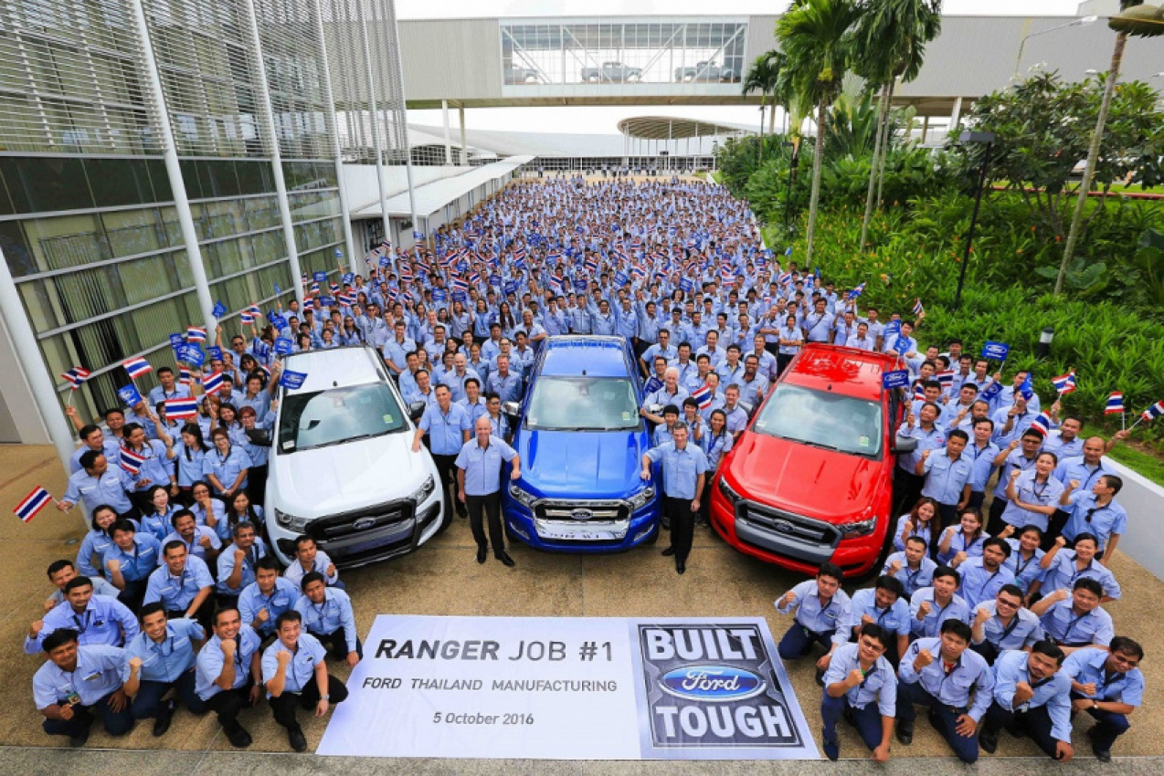 autos, car brands, cars, ford, ford thailand manufacturing to produce ranger pickup
