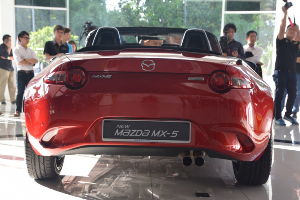 autos, cars, featured, mazda, mazda mx-5, miata, mx-5, skyactiv, mazda mx-5 skyactiv launched in malaysia