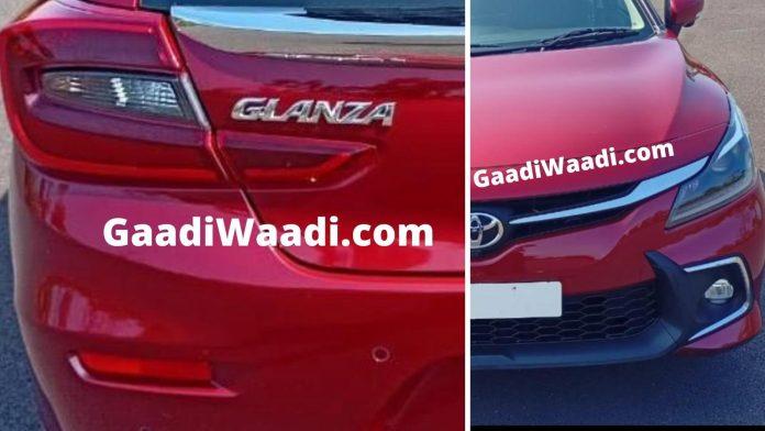 autos, cars, toyota, glanza, indian, scoops & rumours, spy shots, toyota glanza, toyota glanza facelift spied undisguised ahead of launch
