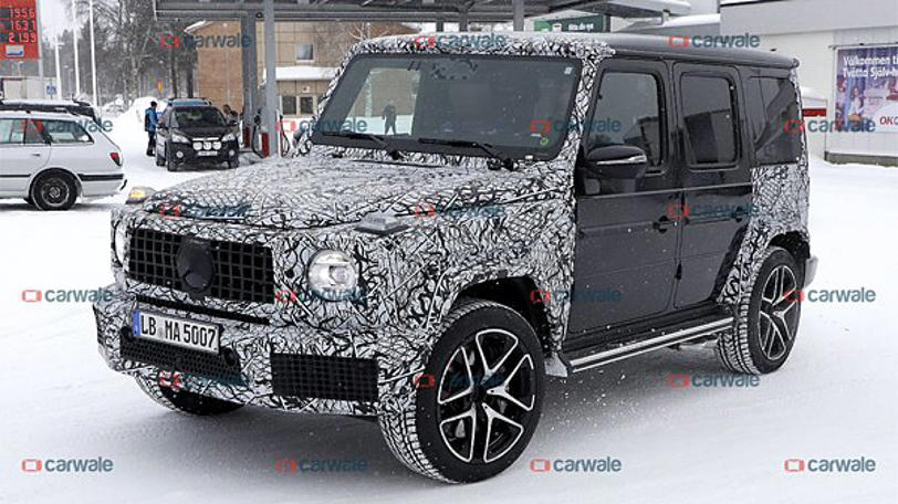 autos, cars, mercedes-benz, mg, mercedes, mercedes-benz g63 amg facelift spotted testing