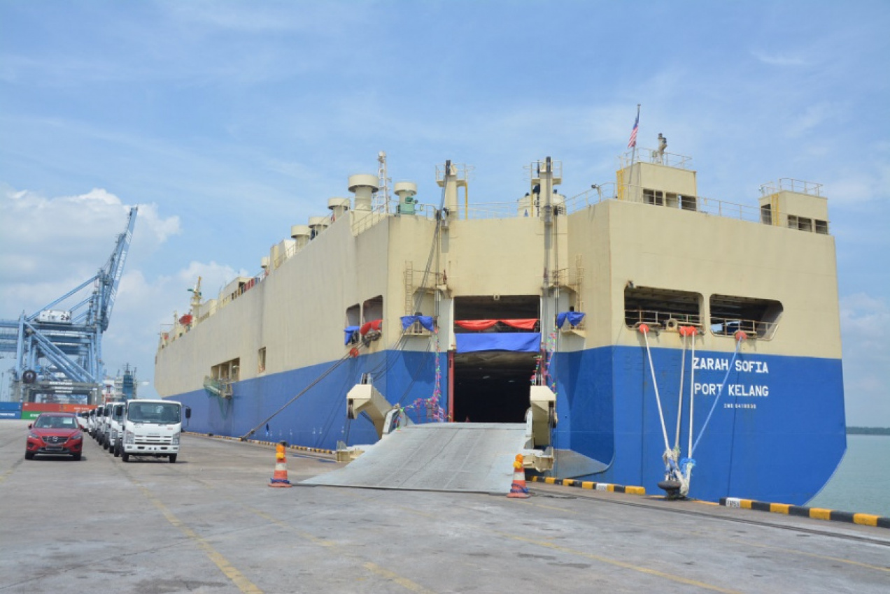 autos, cars, featured, drb hicom, mv zarah sofia, new vehicle carrier serving peninsula-east malaysia route launched