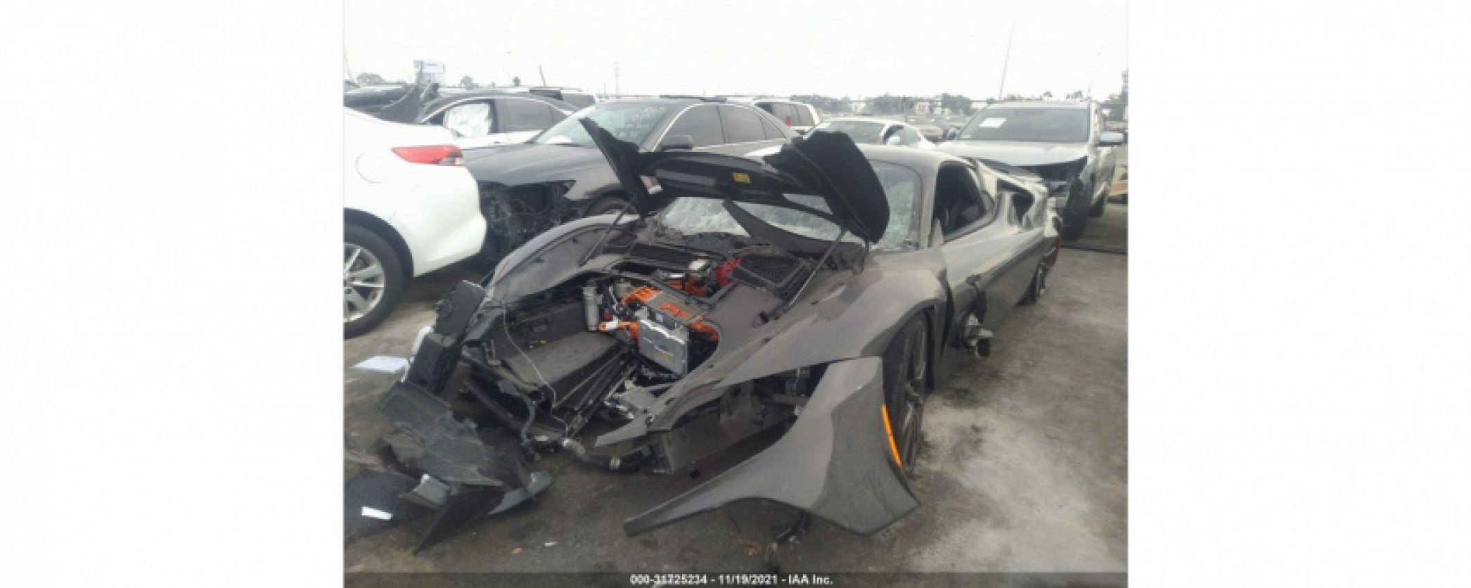 autos, cars, ferrari, news, accidents, auction, ferrari sf90 stradale, offbeat news, used cars, a 2022 ferrari sf 90 stradale was destroyed after just 189 miles