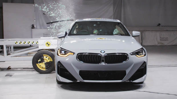 autos, bmw, cars, reviews, bmw 2 series coupe 2022: four-star safety rating for new coupe in euro ncap test