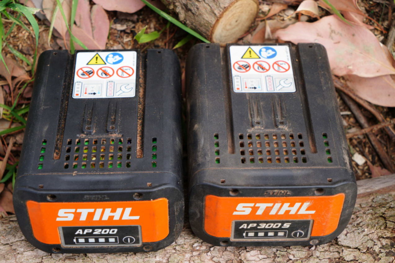 autos, cars, gear, tested: stihl battery-powered chainsaws