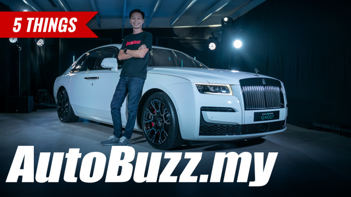autobuzz.tv, autos, cars, rolls-royce, video: rolls-royce black badge ghost in malaysia from rm1.8 mil, 5 things