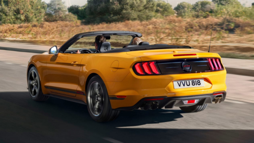 autos, cars, ford, android, convertibles, ford mustang, performance cars, android, new ford mustang california special revealed with retro styling tweaks