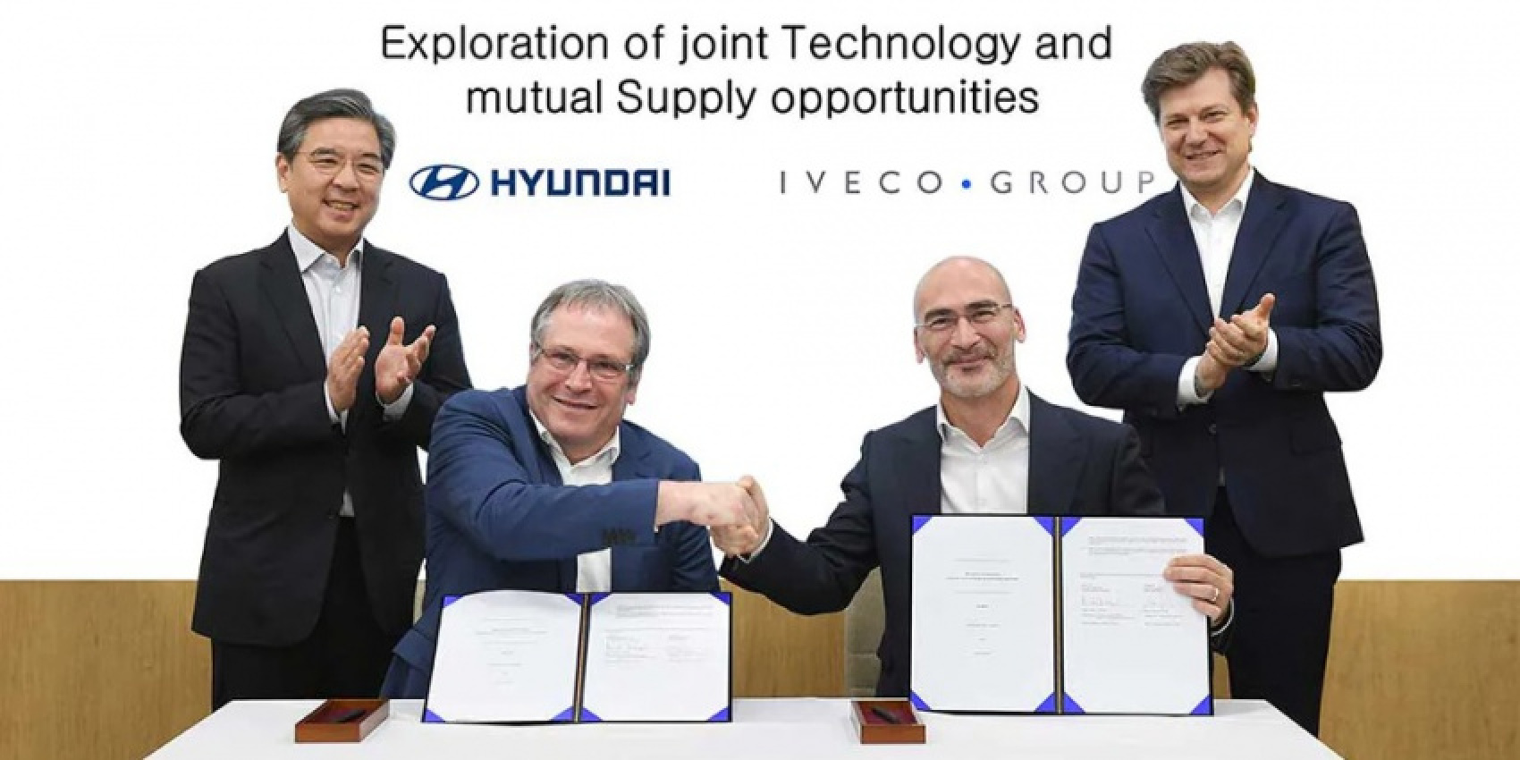 autos, cars, electric vehicle, hyundai, utility vehicles, commercial vehicles, electric trucks, fcev, fuel cell trucks, fuel cells, hydrogen, iveco, hyundai & iveco team up on electric commercial evs