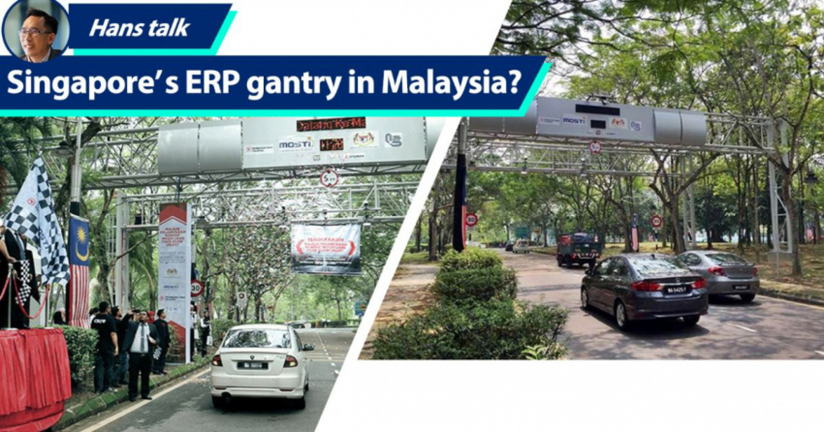 autos, cars, mitsubishi, 7 years ago, mitsubishi demonstrated singapore-style, barrier-less rfid toll in malaysia