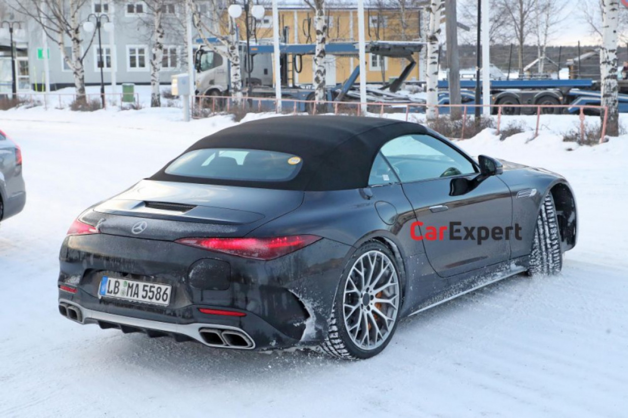 autos, cars, mercedes-benz, mg, mercedes, 2023 mercedes-amg gt coupe spied again