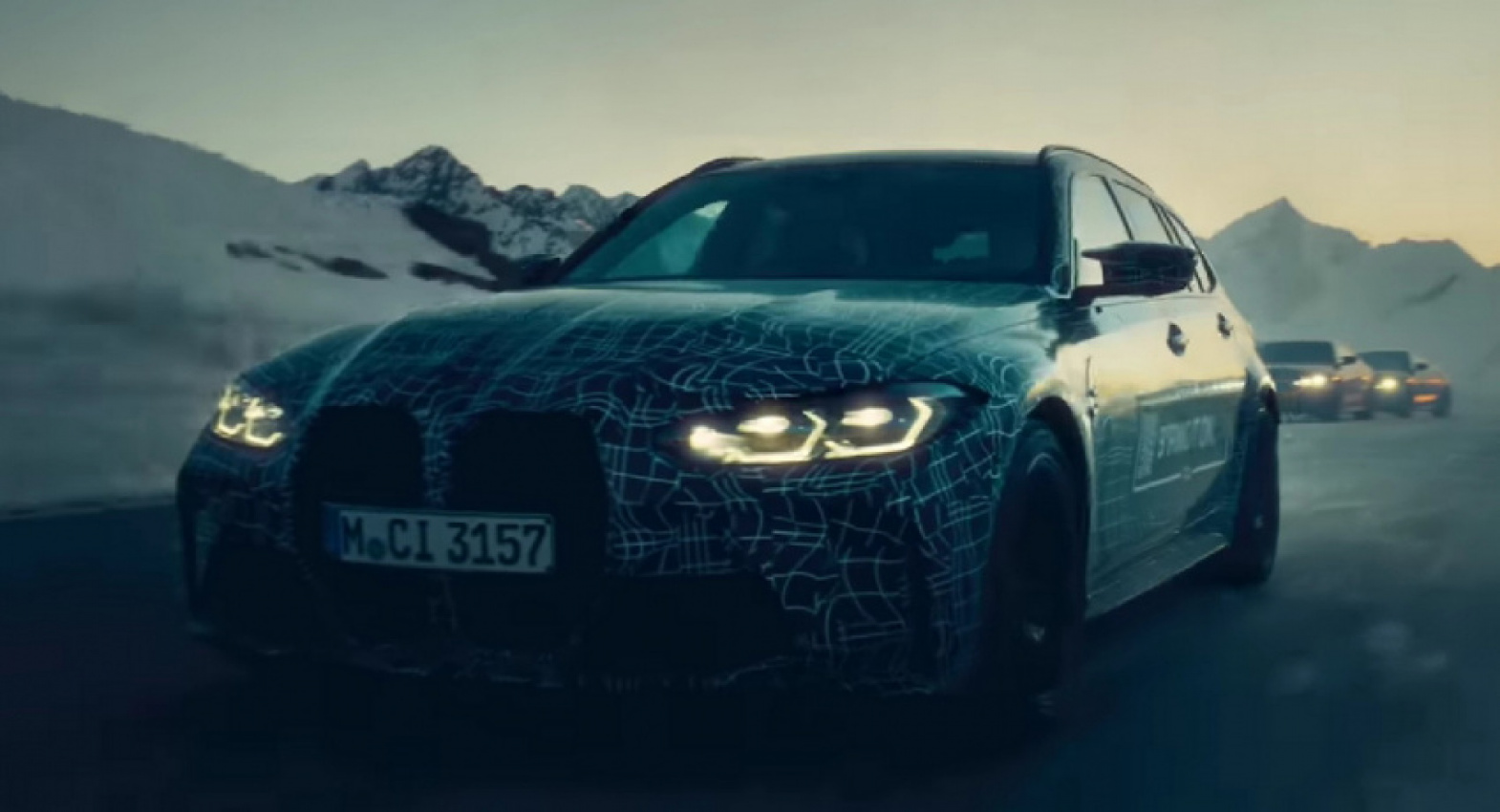 autos, bmw, cars, news, bmw m3, bmw videos, teaser, bmw m3 touring teased again ahead of possible debut this summer