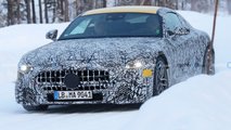 autos, cars, mercedes-benz, mg, mercedes, mercedes-amg gt coupe spied testing in two trims