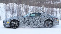 autos, cars, mercedes-benz, mg, mercedes, mercedes-amg gt coupe spied testing in two trims