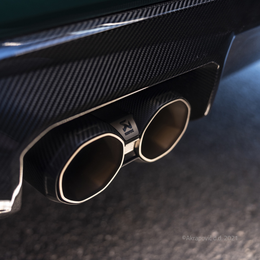 autos, bmw, cars, akrapovic, bmw m3, akrapovic launches new lightweight exhaust for g80/g82 bmw m3 and m4