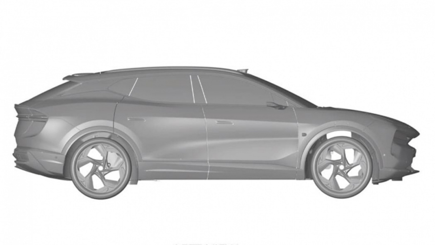 autos, cars, lotus, crossover, electric, green, performance, lotus type 132 electric crossover leaked in patent images