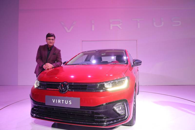 article, autos, cars, volkswagen, 2022 volkswagen virtus makes global debut in india; a far cry over the ageing vento