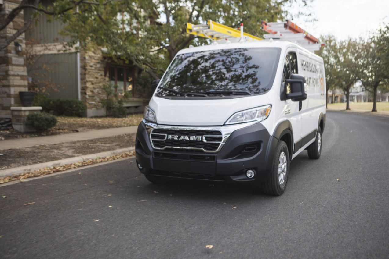 autos, cars, news, ram, amazon, android, ram promaster, amazon, android, 2023 ram promaster unveiled with redesigned face, new super high roof option