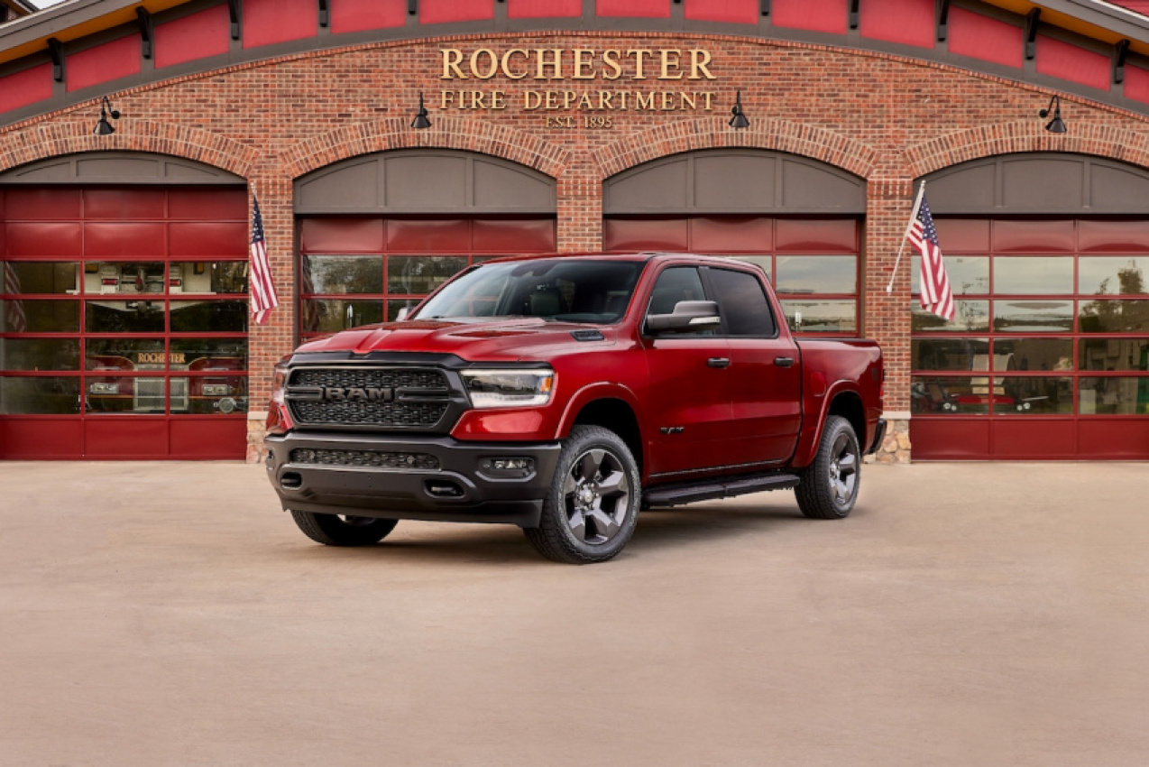 autos, cars, ram, limited edition, how much does the 2022 ram 1500 built to serve firefighter edition cost and do you get a first responders discount?