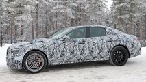 autos, cars, mercedes-benz, mg, mercedes, new mercedes e-class spy shots show sedan with amg grille, charge port