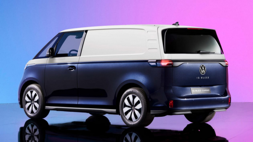 autos, cars, volkswagen, vans, new volkswagen id. buzz cargo: retro electric van revealed