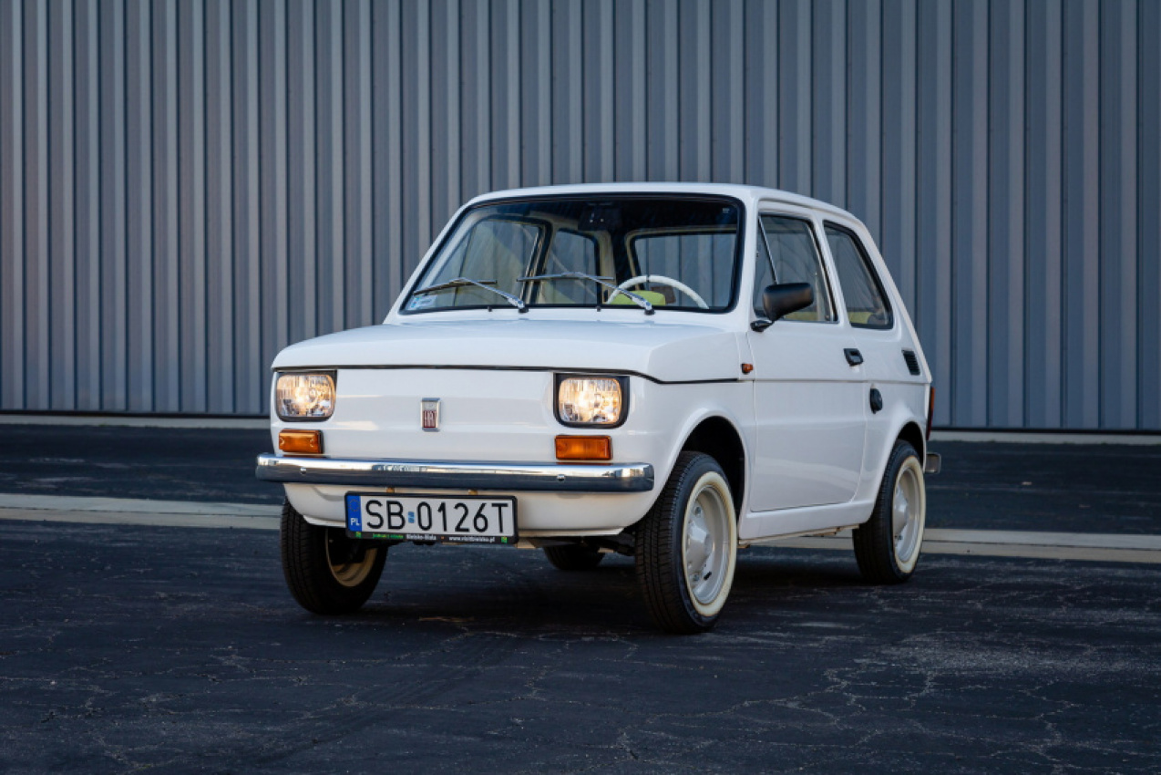 autos, cars, fiat, news, auction, bring a trailer, celebrities, classics, fiat videos, poland, video, tom hanks’ 1974 polski fiat 126p auctioned for $83,500, all proceeds go to charity