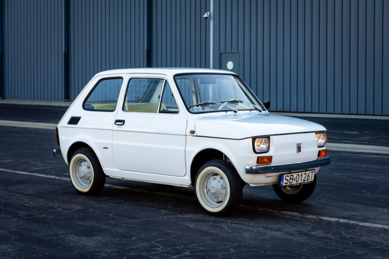 autos, cars, fiat, news, auction, bring a trailer, celebrities, classics, fiat videos, poland, video, tom hanks’ 1974 polski fiat 126p auctioned for $83,500, all proceeds go to charity