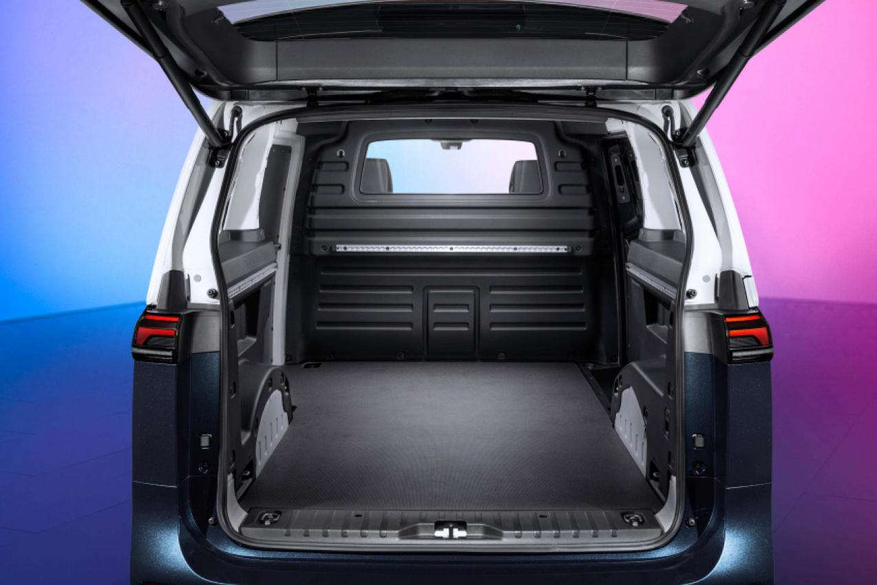 autos, cars, volkswagen, the new volkswagen id buzz cargo gets a front bench seat