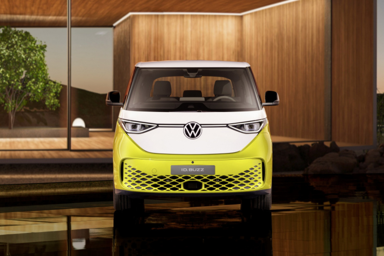 autos, cars, news, electric vehicles, galleries, new cars, video, vw bus, vw id.buzz, vw videos, new vw id. buzz unveiled as a delicious microbus ev in both passenger and commercial van flavors