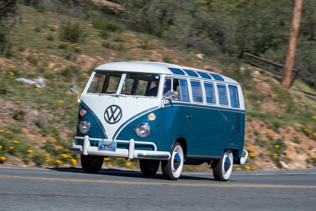 autos, cars, features, volkswagen, 1966 volkswagen type 2 bus quits smoking, joins the electric age