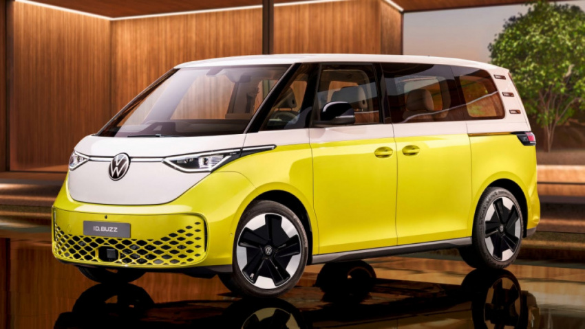 autos, cars, volkswagen, android, electric cars, vans, android, new volkswagen id. buzz mpv brings the type 2 camper back to life