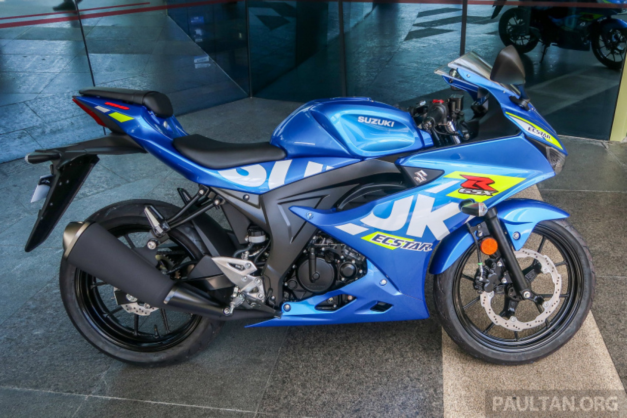 autos, bikes, cars, motors, suzuki, 2022 suzuki gsx-s150 and gsx-r150 in malaysia, priced at rm10,289 and rm11,329, respectively