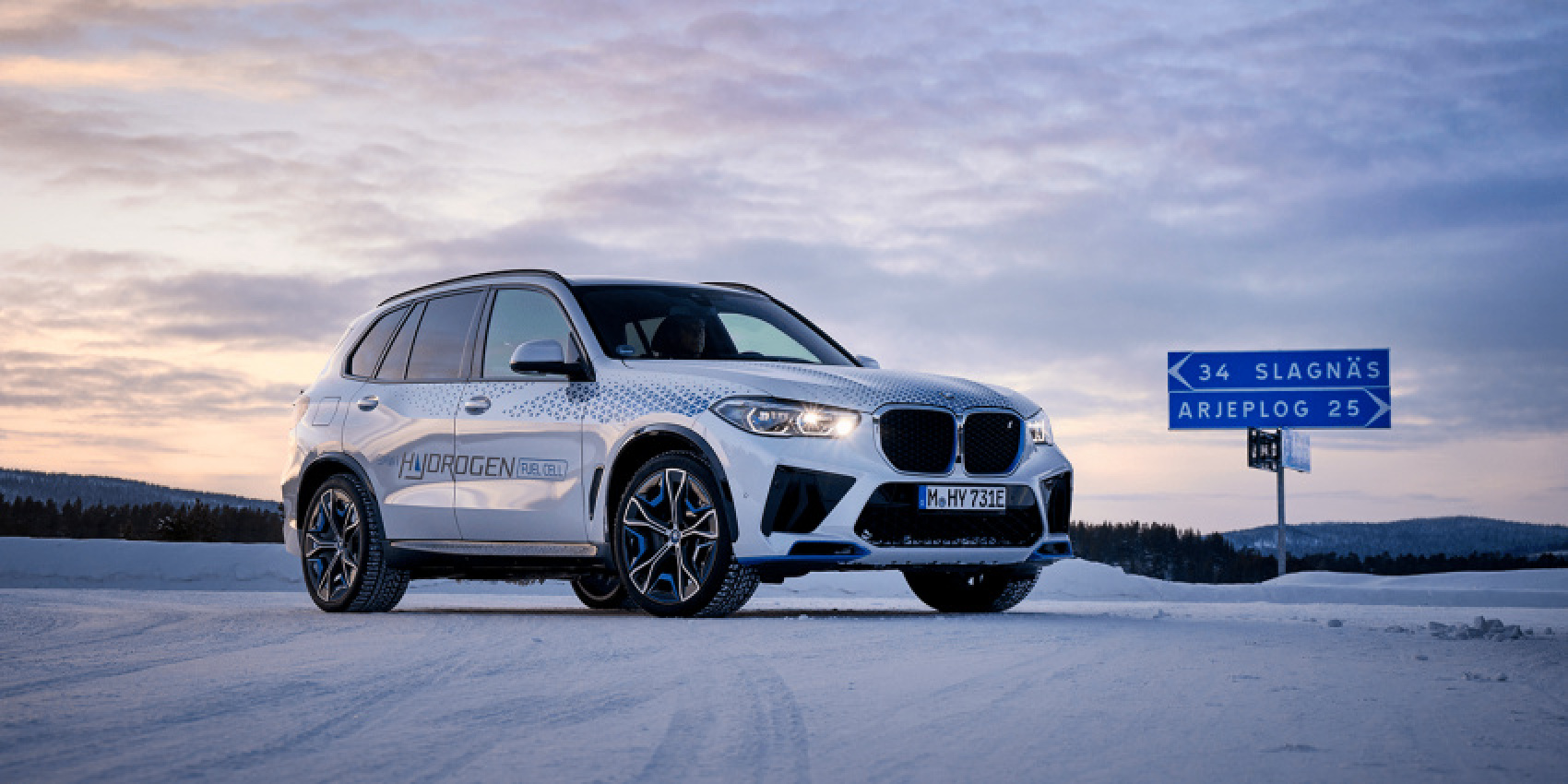 automobile, autos, bmw, cars, electric vehicle, concept, fcev, fuel cell, hydrogen, i hydrogen next, sweden, bmw is winter testing the ix5 in sweden