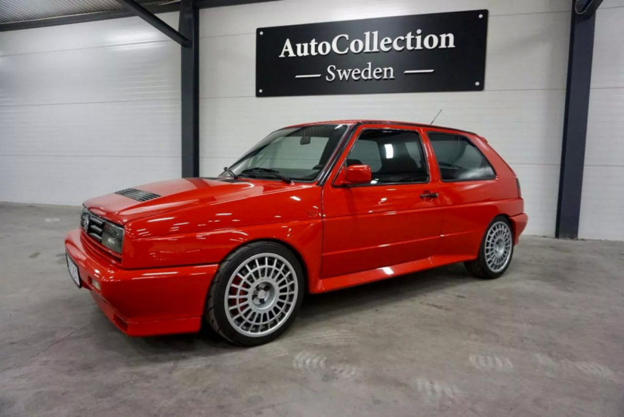 autos, cars, news, classics, used cars, vw golf, modified vw golf rallye homologation special with ultra low mileage shows up for sale