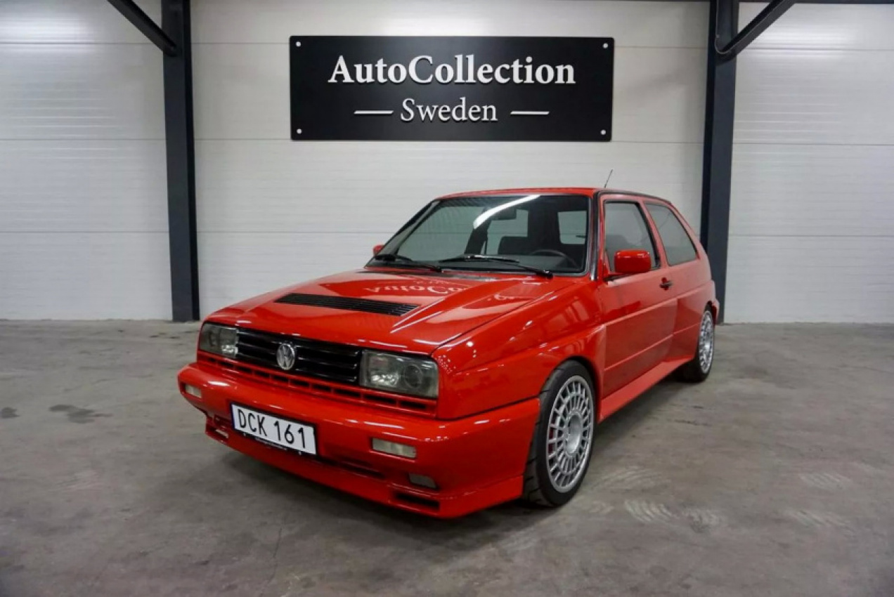 autos, cars, news, classics, used cars, vw golf, modified vw golf rallye homologation special with ultra low mileage shows up for sale