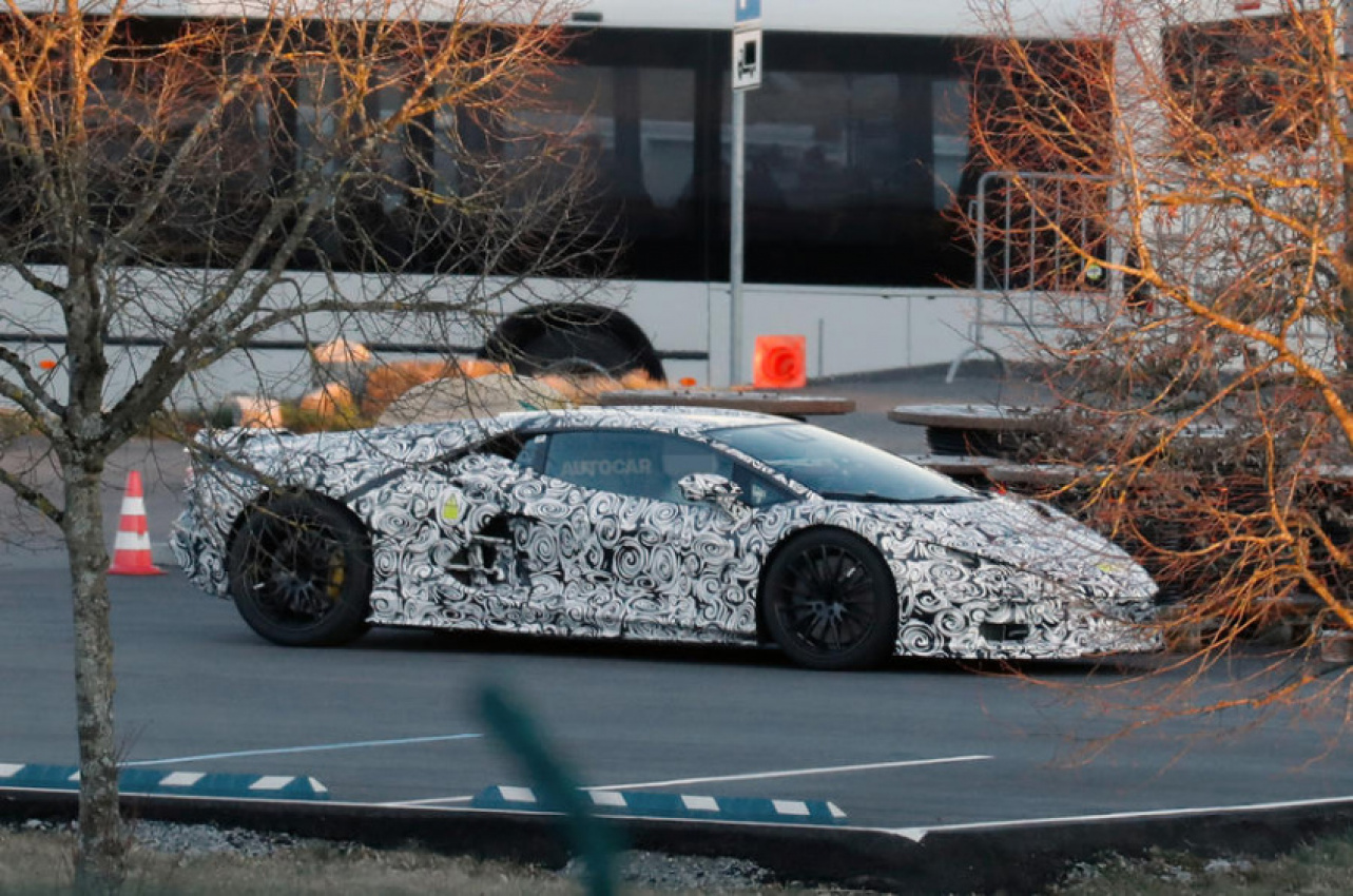 autos, car news, cars, hypercar, lamborghini, news, spy pics, supercar, supercars, 2023 lamborghini phev supercar spotted for the first time