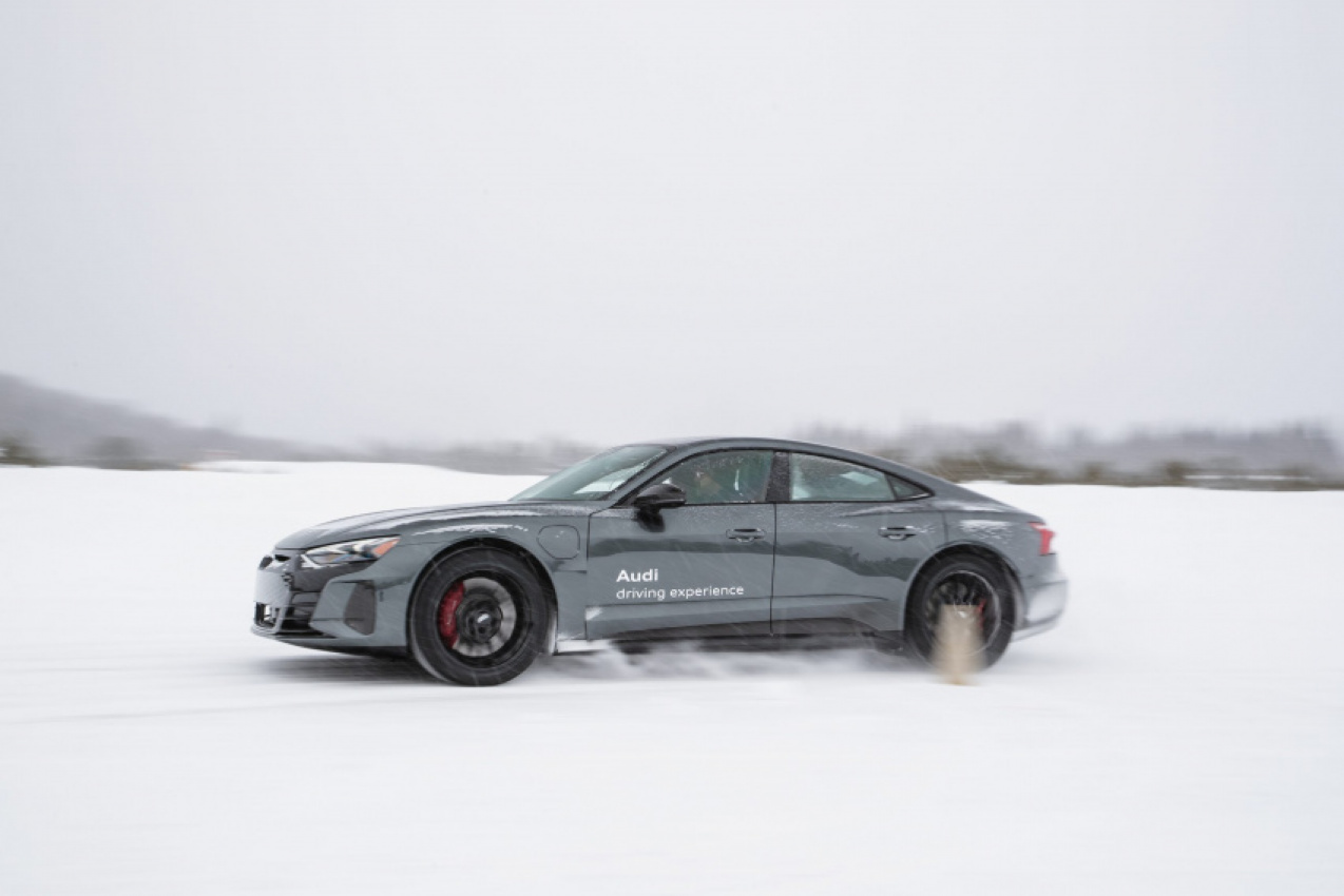 audi, autos, cars, reviews, luxury, outdoor, performance, audi winter driving experience: gasoline or electric, what’s better in the snow?