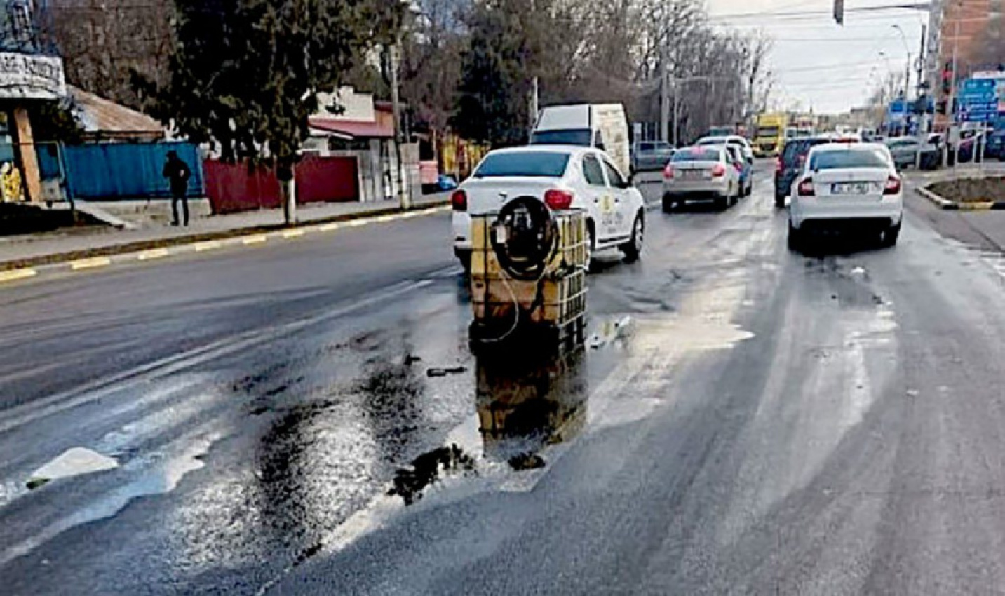 autos, cars, gas price, fuel hoarder spills $1,800 worth of gas onto the street