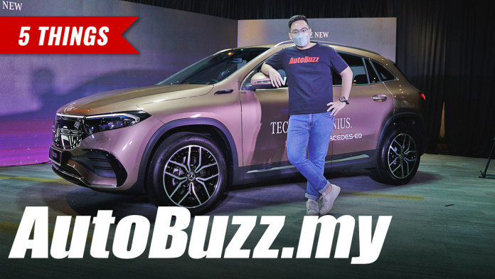 autobuzz.tv, autos, cars, mercedes-benz, android, mercedes, android, video: 2022 mercedes-benz eqa 250 ev suv now in malaysia, 5 things