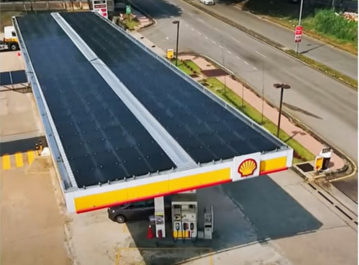 autos, cars, carbon footprint, electricity supply, green building index, shell malaysia, solar power, sustainability, sunshine powers shell stations in malaysia
