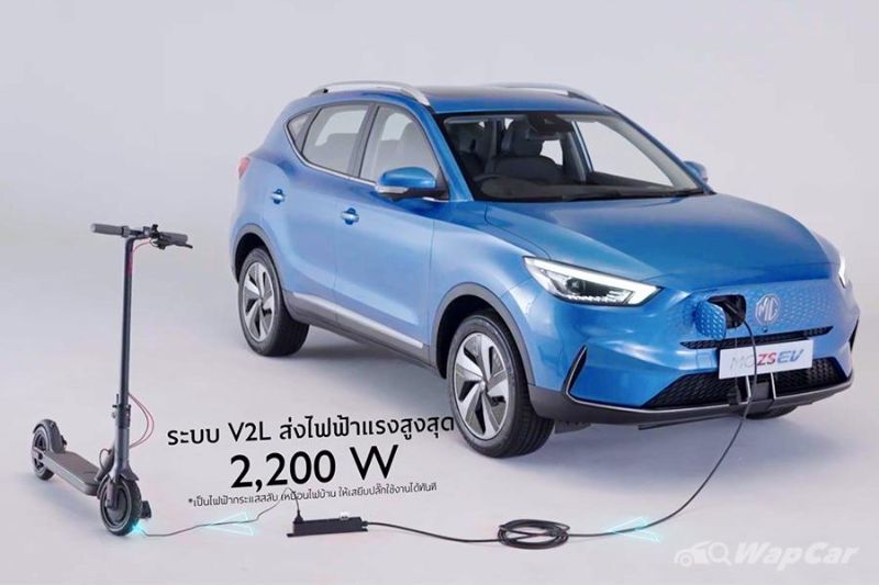autos, cars, mg, android, mg zs, android, arriving in malaysia, 2022 mg zs ev facelift unveiled in thailand and doubles as a powerbank