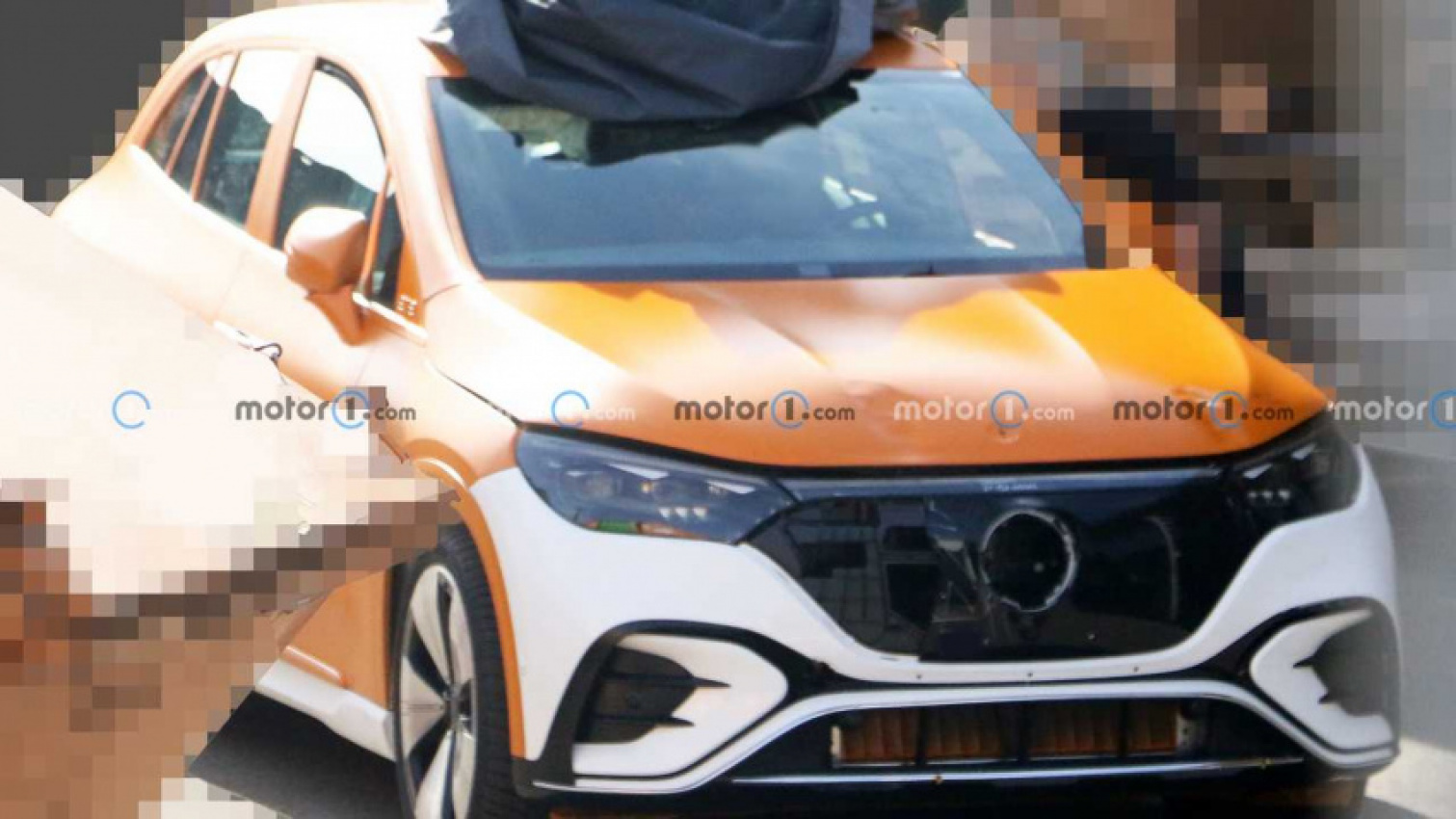 autos, cars, mercedes-benz, mercedes, 2023 mercedes eqe suv spied without camouflage