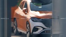 autos, cars, mercedes-benz, mercedes, 2023 mercedes eqe suv spied without camouflage