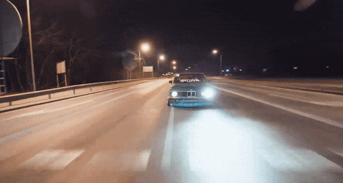 autos, bmw, cars, news, bmw 5-series, bmw videos, drifting, offbeat news, tuning, video, v8-powered bmw e28 5-series puts on a (likely illegal) drifting masterclass on public roads