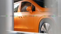 autos, cars, evs, mercedes-benz, mercedes, spies snap mercedes eqe electric suv with no camouflage