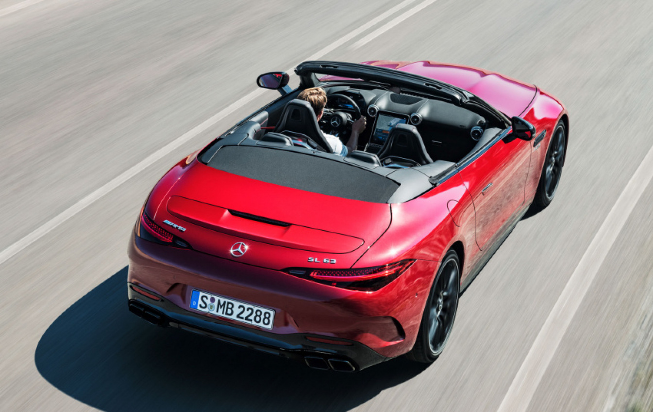 autos, cars, mercedes-benz, mg, news, mercedes, mercedes sl, mercedes-amg, reports, mercedes-amg plots entry-level sl with four-cylinder engine