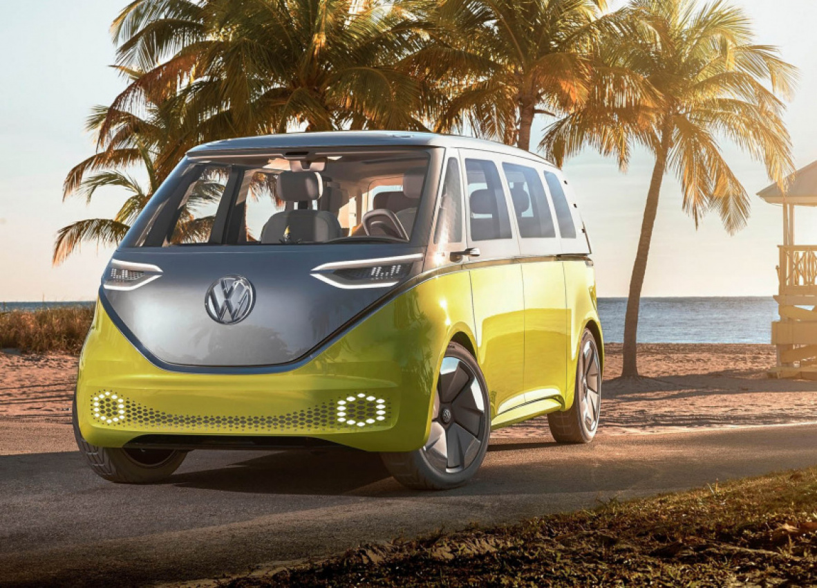 autos, cars, news, feature, vw bus, vw concepts, vw id.buzz, vw t5, vw t6, it took vw 21 years to get from the microbus concept to the id. buzz, but the original has barely aged a day