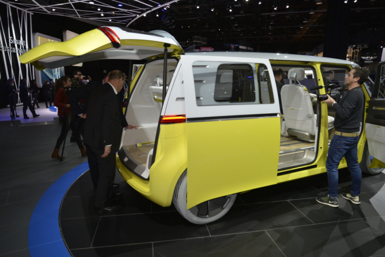 autos, cars, news, feature, vw bus, vw concepts, vw id.buzz, vw t5, vw t6, it took vw 21 years to get from the microbus concept to the id. buzz, but the original has barely aged a day