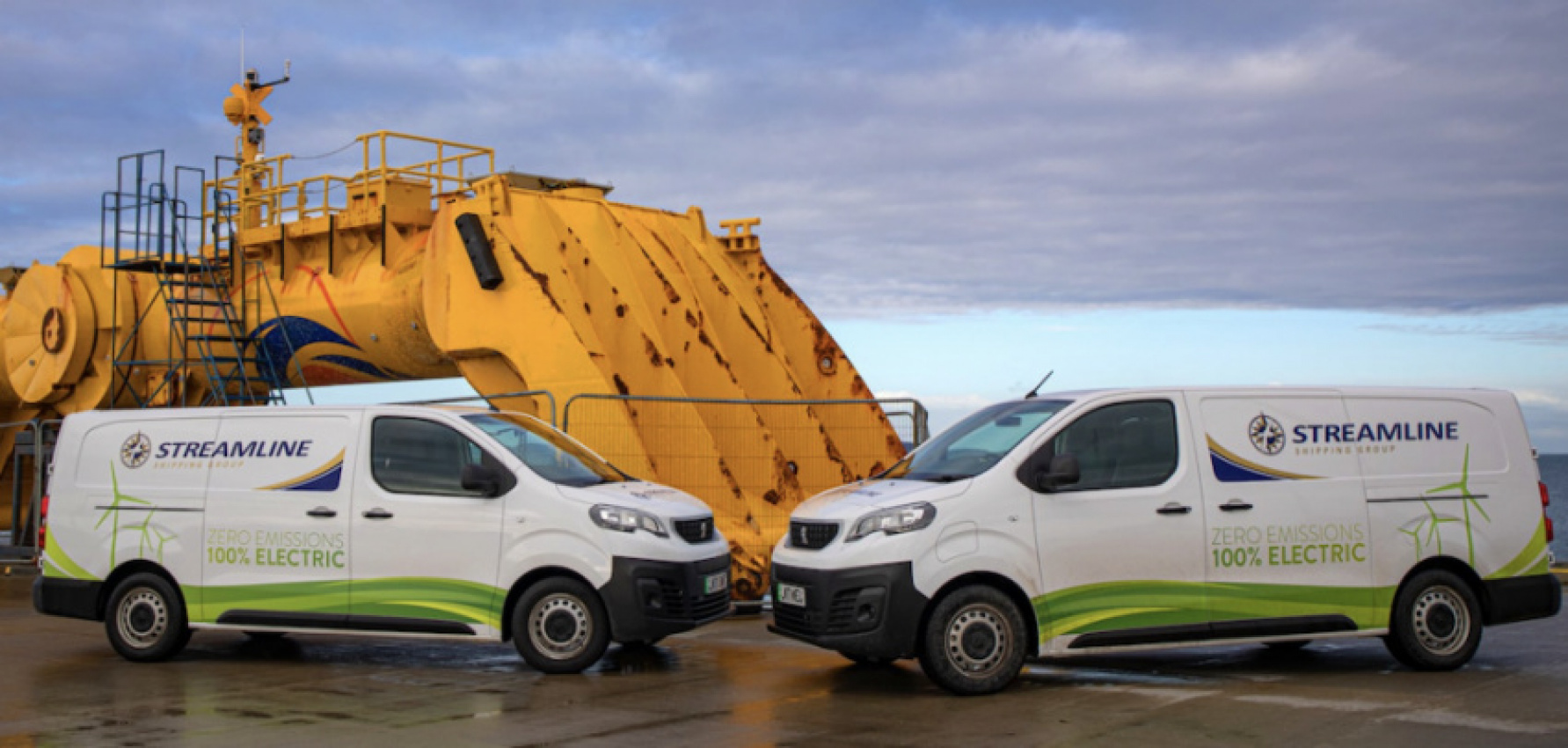 autos, cars, electric vehicles, air quality, ev charging, mobility, streamline introduces evs to orkney home delivery fleet