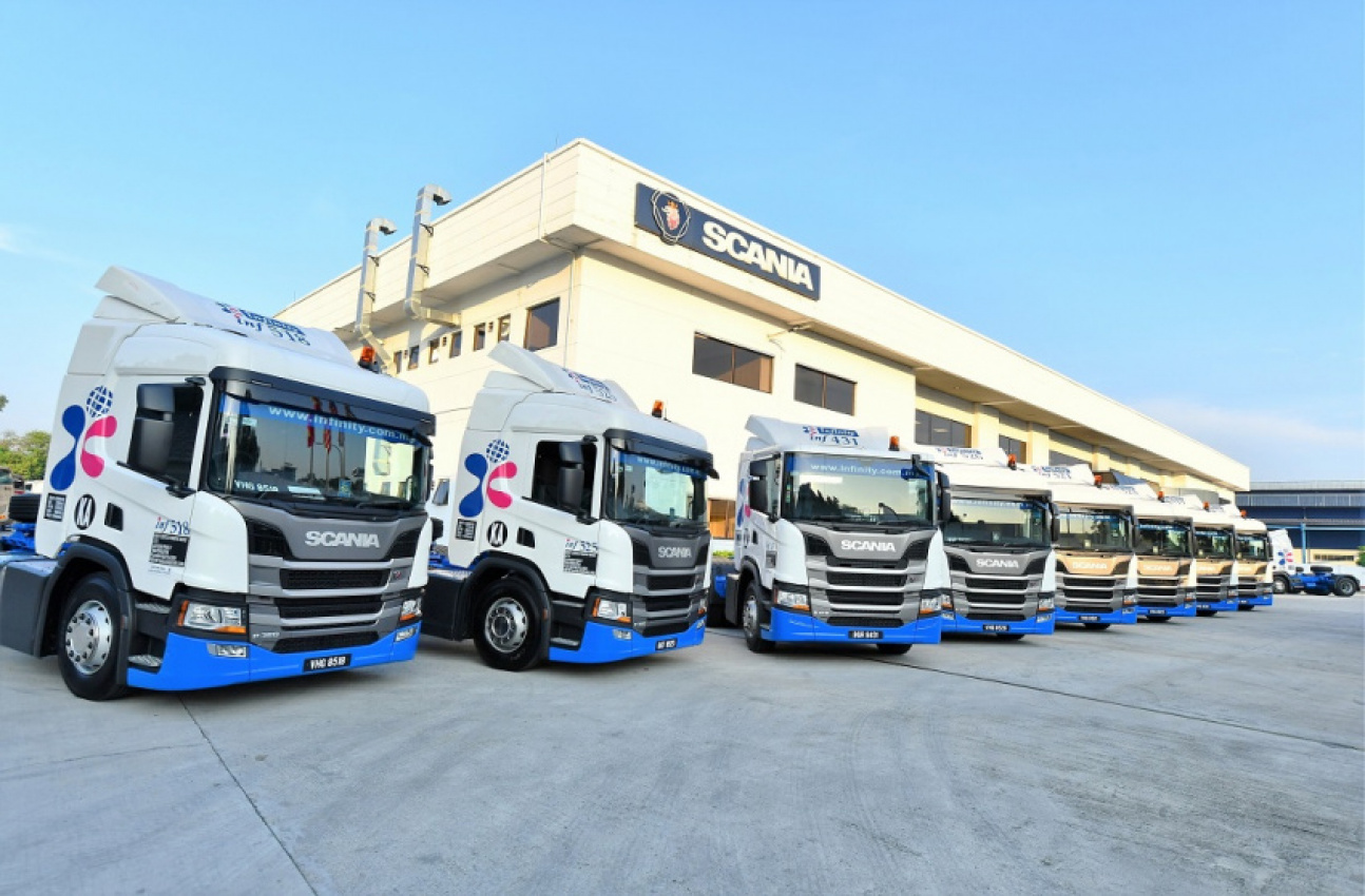 autos, cars, commercial vehicles, commercial vehicles, infinity logistics & transport sdn bhd, logistics, malaysia, scania, scania southeast asia, trucks, infinity logistics & transport use scania maintenance contract to maximise potential of 60 new trucks