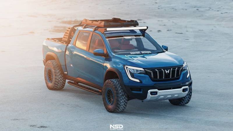 article, autos, cars, mahindra, article, this super mahindra xuv700 6x6 pick-up is pure overkill