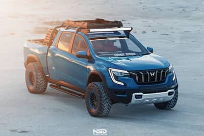 article, autos, cars, mahindra, article, this super mahindra xuv700 6x6 pick-up is pure overkill
